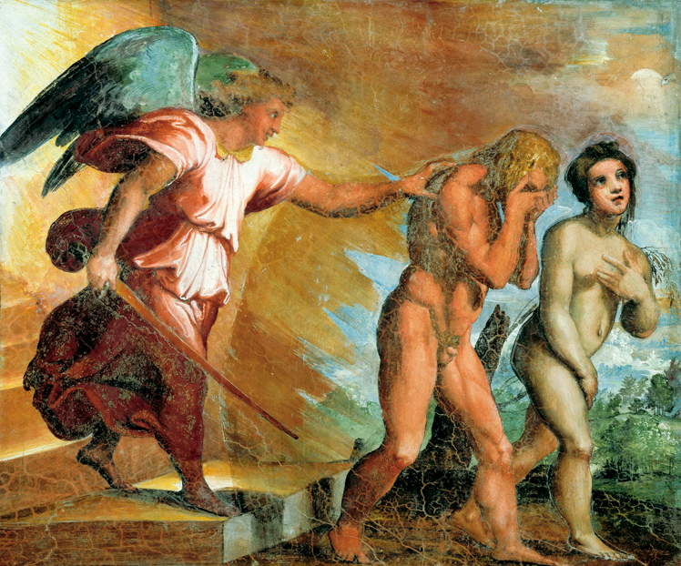   拉斐尔·桑西  Raffaello Santi  ——逐出伊甸园